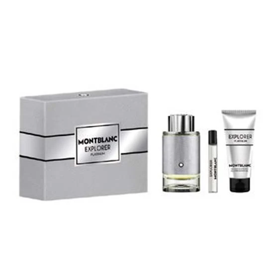 MONT BLANC EXPLORER PLATINUM EAU DE PARFUM GIFT SET