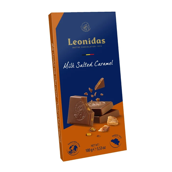 Leonidas Tablet Milk Salted Caramel