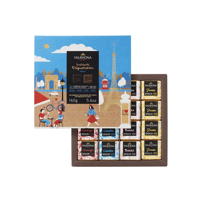 Valrhona Gift Box 32 Squares Paris