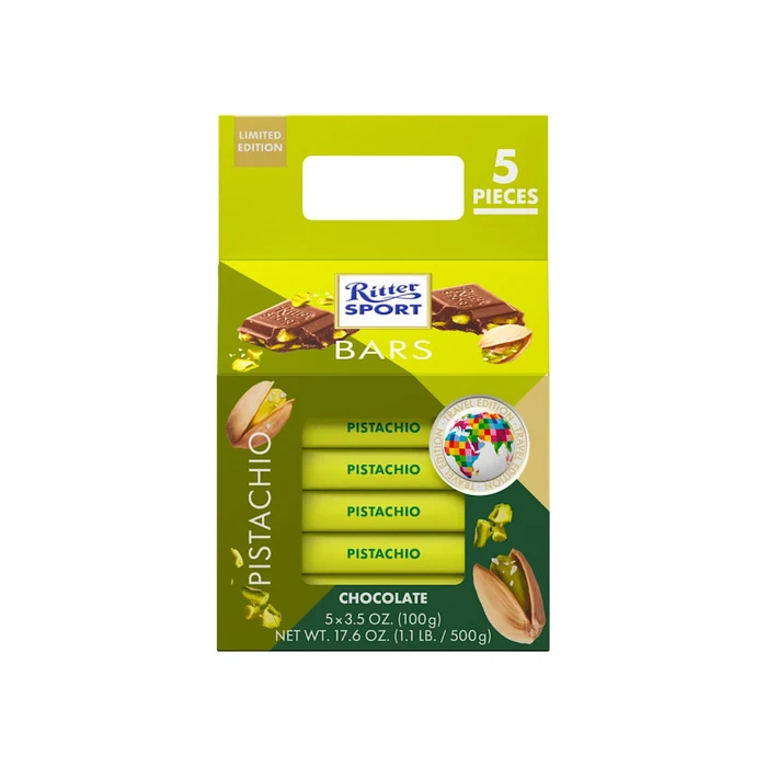 Ritter Sport Travel Retail Exclusive Pistachio Tower 500g