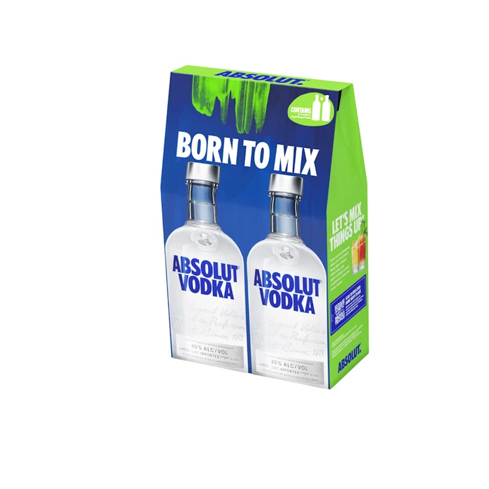 Absolut Vodka Twin Pack 2x1l