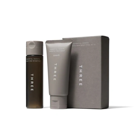 THREE THREE Essential Scents Shampoo & Treatment Trial Kit S