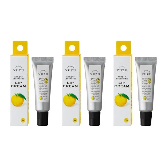 DAILY AROMA JAPAN YUZU Lip Cream 3 Piece Set