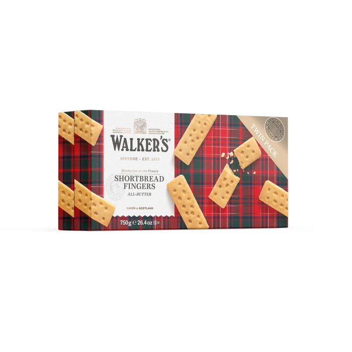 Walker's Shortbread Fingers Twin Pack 750g