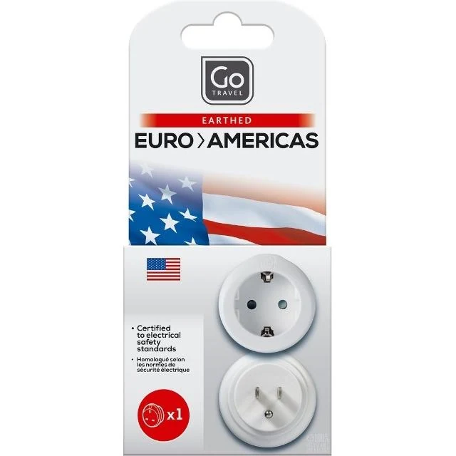 GO TRAVEL Europe = usa adaptor