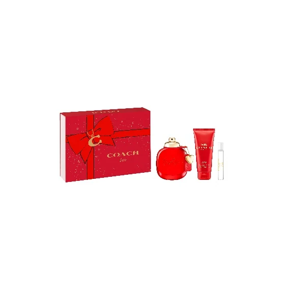 COACH COACH LOVE EDP 3PC SET [EDP 90ml + BODY LOTION 100ml + EDP 7.5ml]