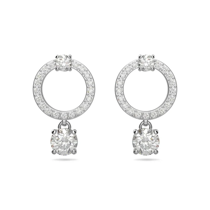 Swarovski Attract Lady Earrings Rhd Crystal