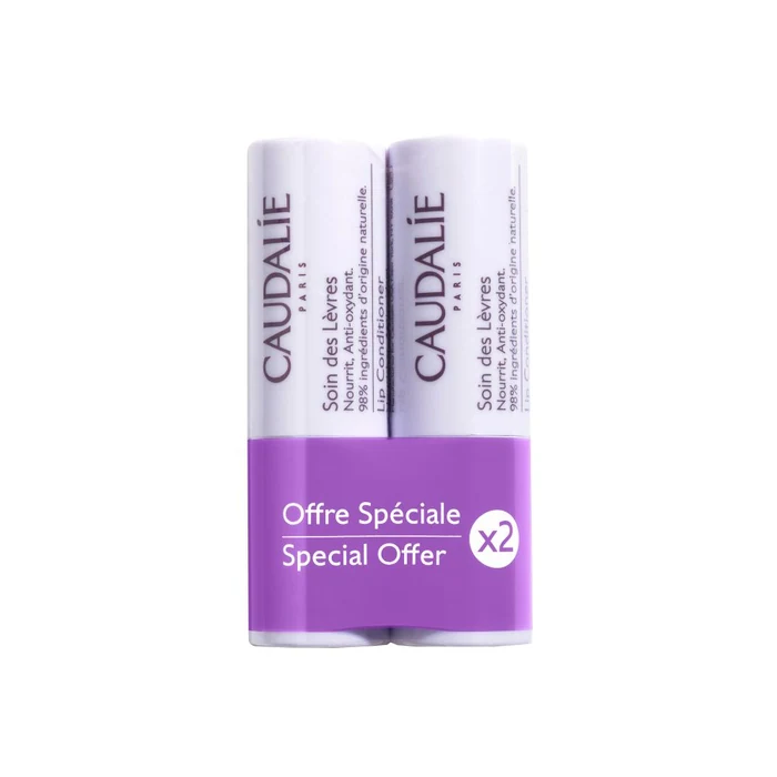 Caudalie Lip Conditioner Duo Set 2x4.5gr