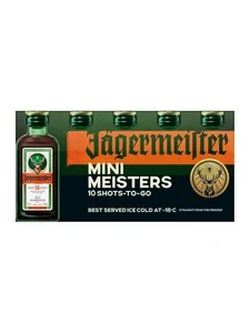 Jaegermeister Jägermeister Liqueur Mini Master 10x0.02L