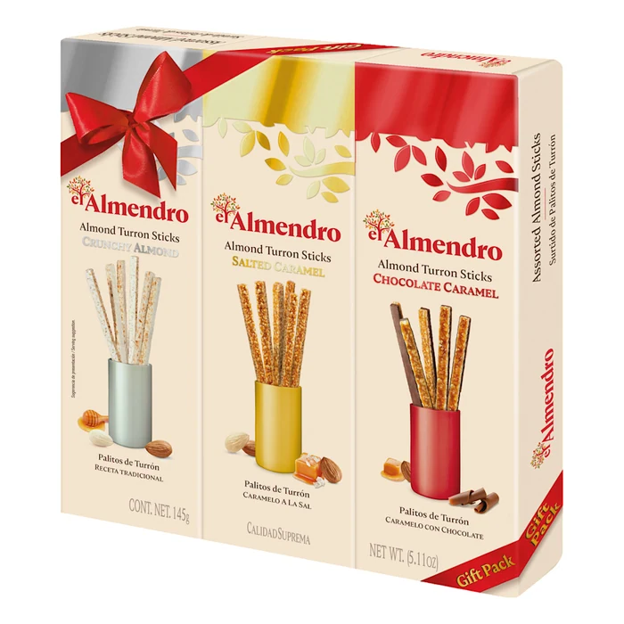 El Almendro Gift Pack Palitos Turron 145g