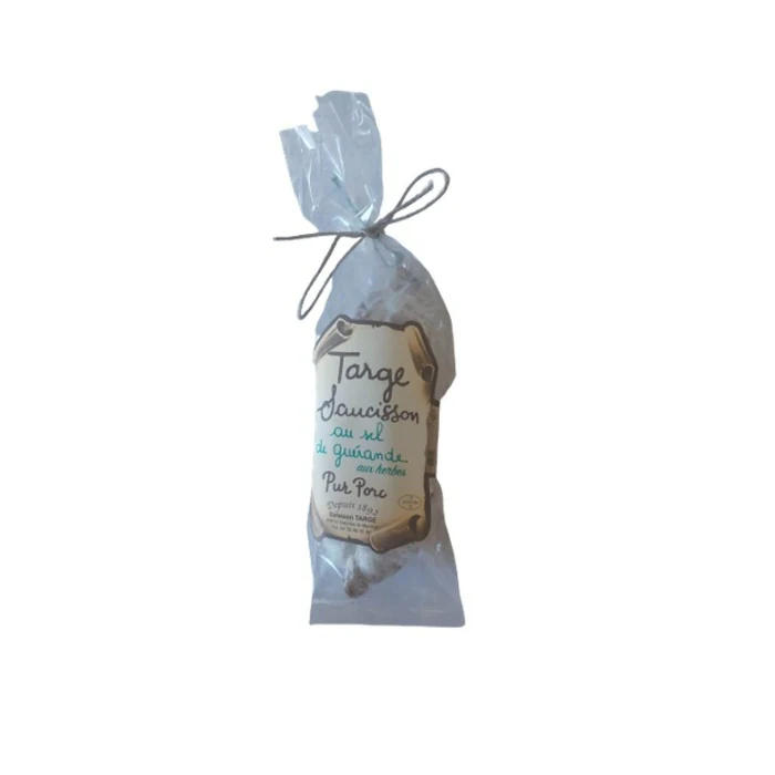 Targe Dry sausage with guerande salt
