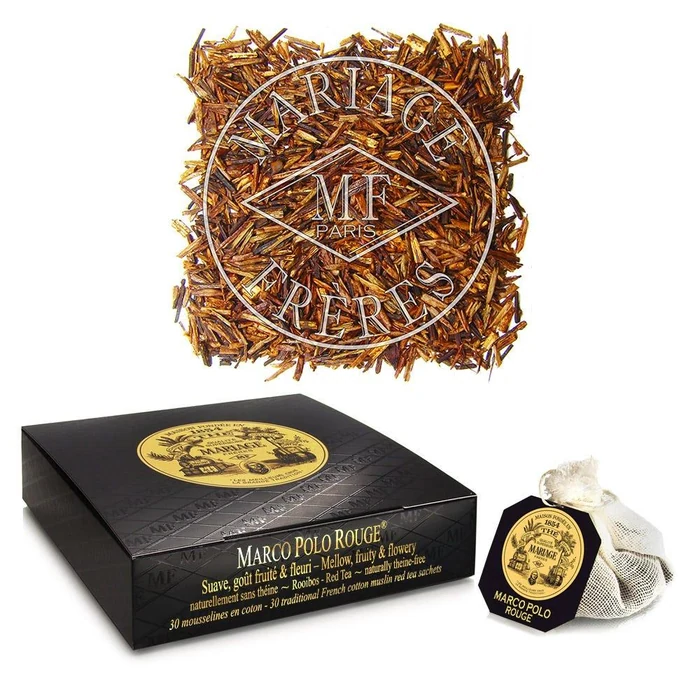 Mariage Frères Marco Polo Rouge - Box Of 30 Muslin Tea Sachet