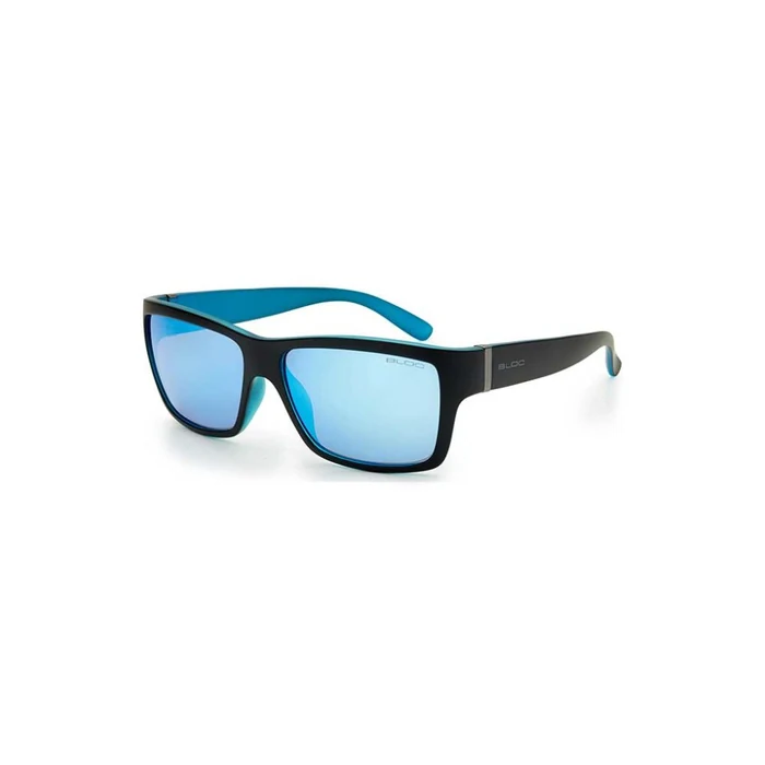 Bloc Riser Matte Black And Blue Mirrored Sunglasses Xb1