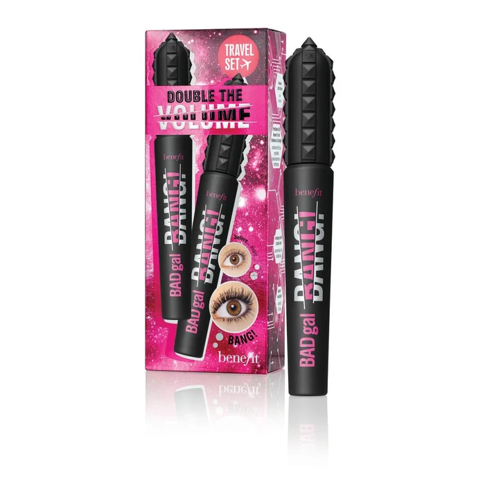 Benefit Double The Volume Mascara Duo Travel Set 2x8.5g