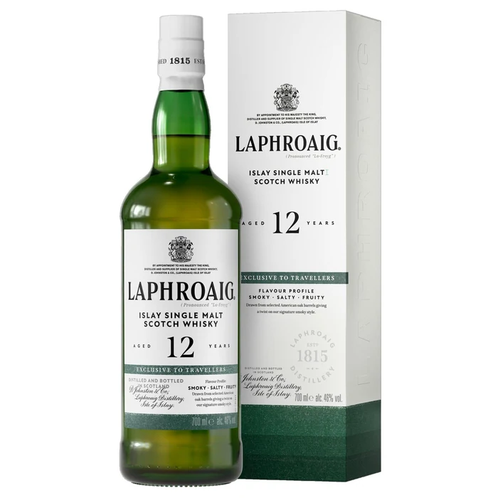 Laphroaig Islay Single Malt Scotch Whisky 12-year-old