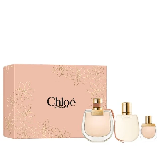 CHLOE Chloé Nomade Eau de Parfum for Women and Body Lotion Trio Gift Set