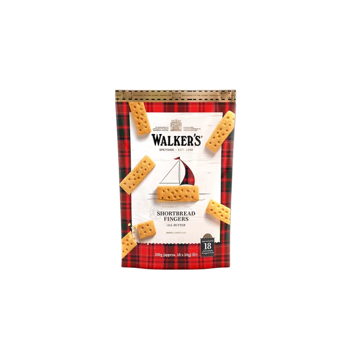 Walker's Shortbread Fingers Share Bag 250g