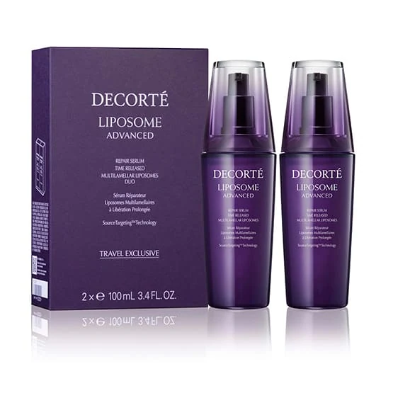 DECORTE DECORTÉ LIPOSOME ADVANCED REPAIR SERUM TIME RELEASED MULTILAMELLAR LIPOSOMES DUO