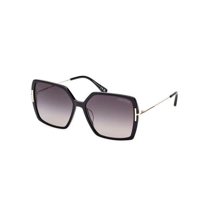 Tom Ford Sunglasses Ft1039 Shiny Black Gradient Smoke Woman