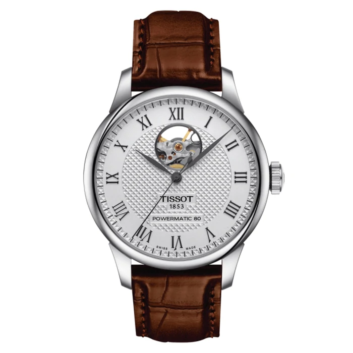 Tissot Le Locle Man Brown Plastic Silver 39 A3