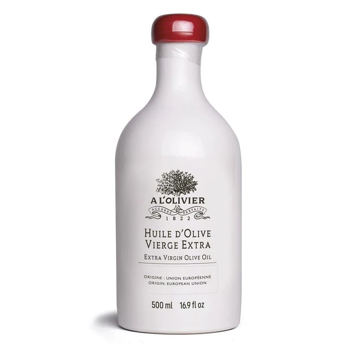 A L'Olivier Extra Virgin Olive Oil Stone Jar Bottle