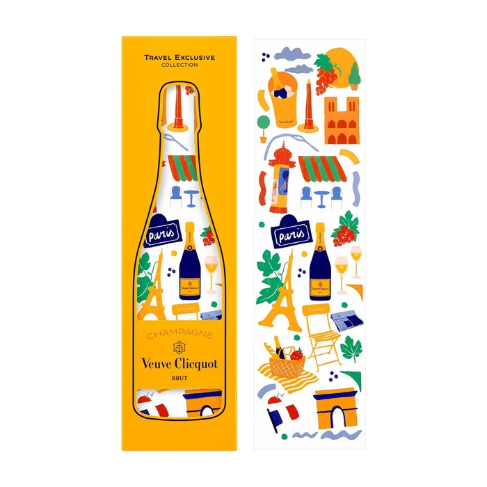 Veuve Clicquot Yellow label - Edition Paris - Bottle With Giftbox