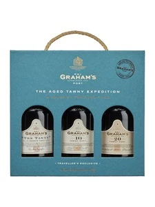 Graham S Graham's Tawny Travel Pack 3x0.2L , contains.: Graham´s The Tawny Port, Graham's 10y Port, Graham's 20y Port