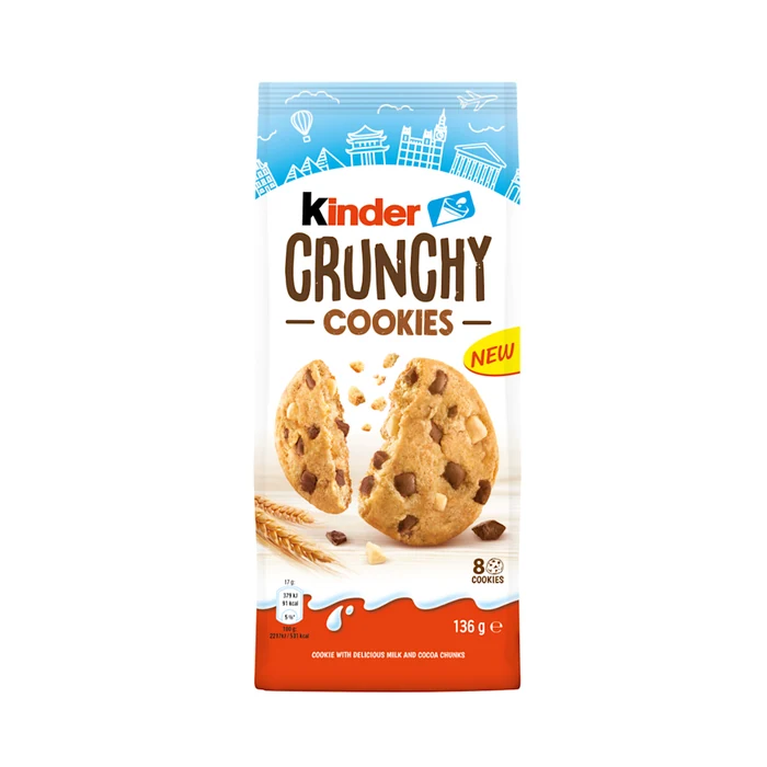 Kinder Crunchy Cookies 136g