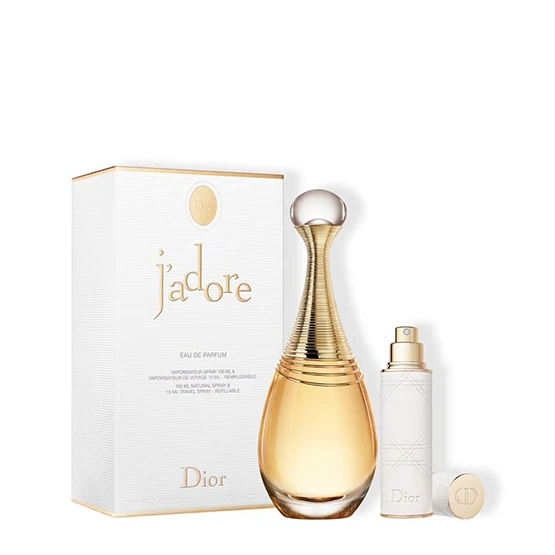 C.DIOR J’adore Travel-Friendly Case - 100 ml Eau de Parfum and Purse Spray