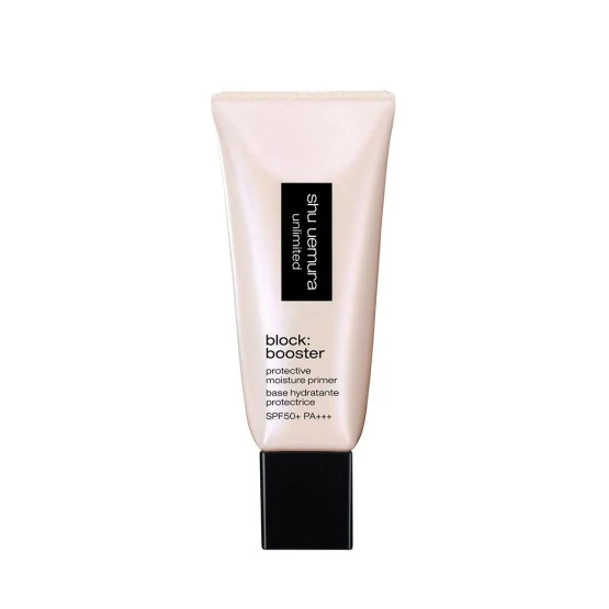 SHU UEMURA unlimited block:booster protective moisture primer SPF 50+ PA+++