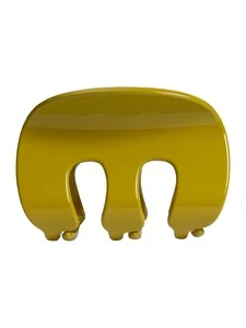 Ronald A S Ronald A/S Hair Care Rounded Hair Clip Medium Curry 18,7 g