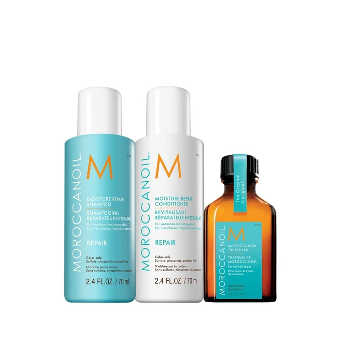 Moroccanoil Hair Repair & Moisture Trio Set 2x70ml +