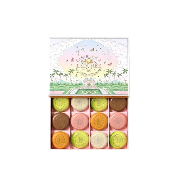 Ladurée Gift box of 12 Eugénie - Casablanca x Ladurée