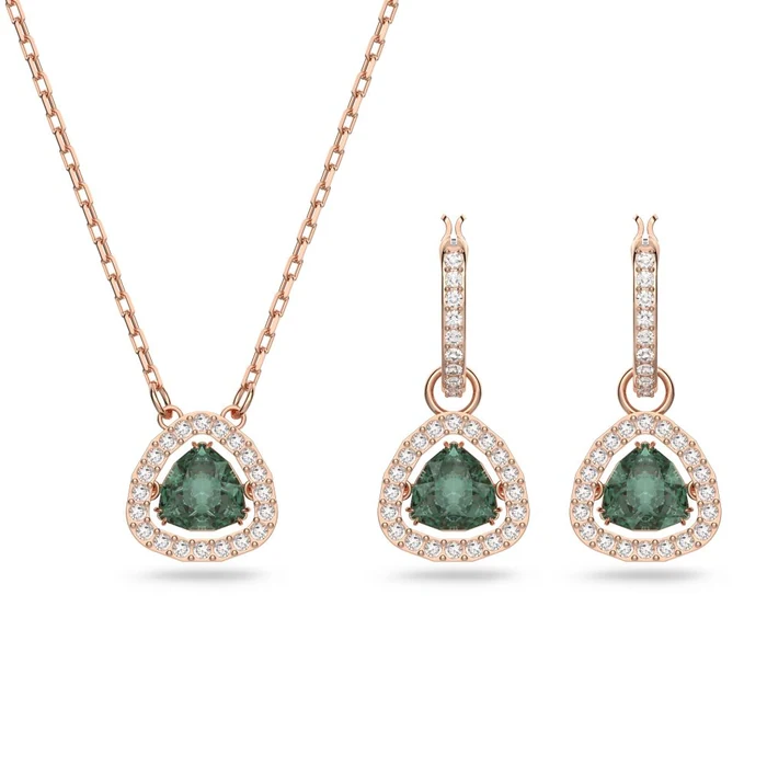 Swarovski Millenia Green Set
