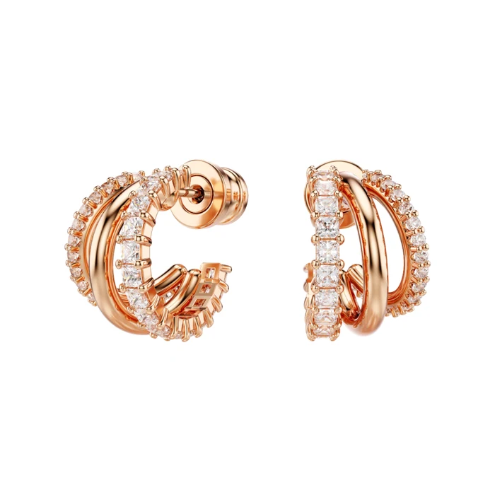 Swarovski Hyperbola Rose Gold Earrings