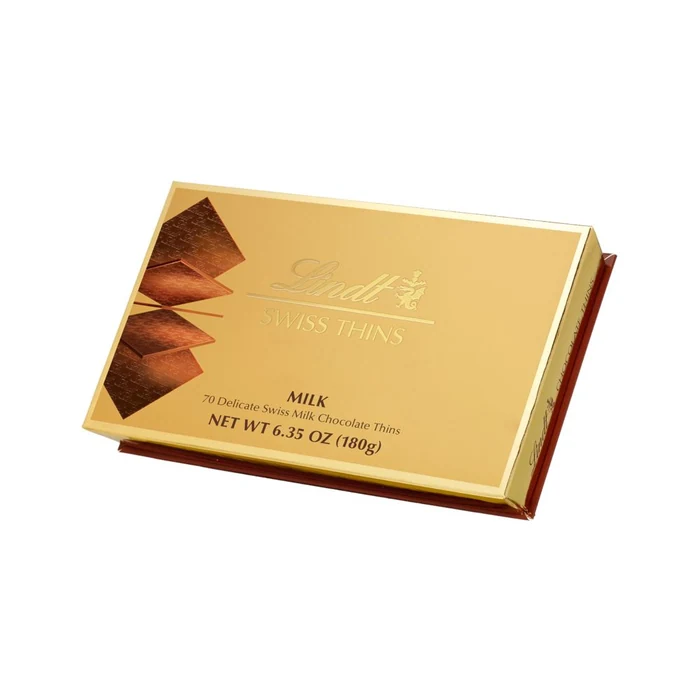 Lindt Swiss Thins Milk 180g