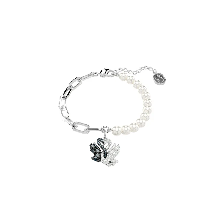Swarovski Swan White Charm Bracelet