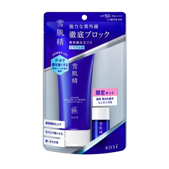 SEKKISEI SEKKISEI SKINCARE UV DEFENSE ESSENCE GEL KIT N