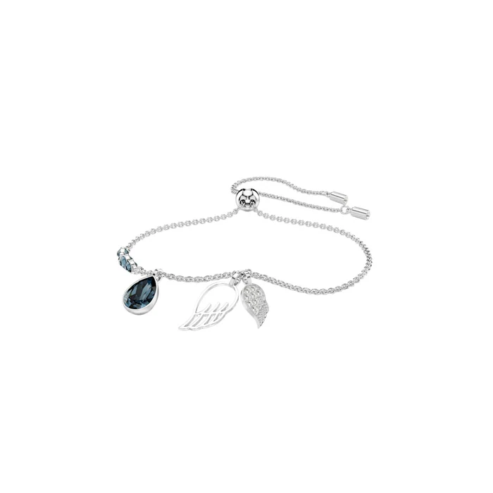 Swarovski Symbolica Wing Blue Rhodium Bracelet - Ss Box