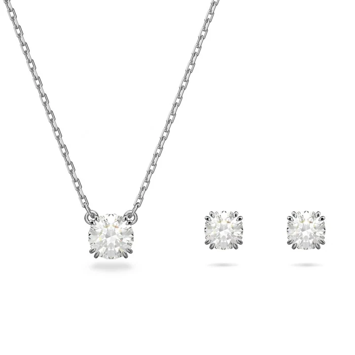 Swarovski Constella Earrings White Set