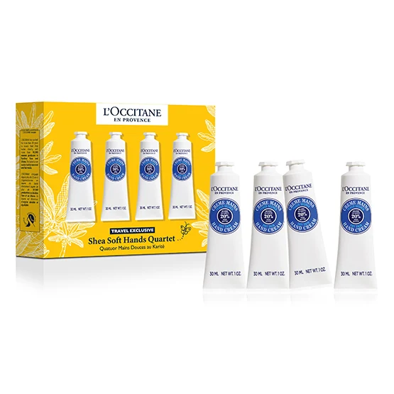 LOCCITANE SOFT HANDS QUARTET SHEA BUTTER")