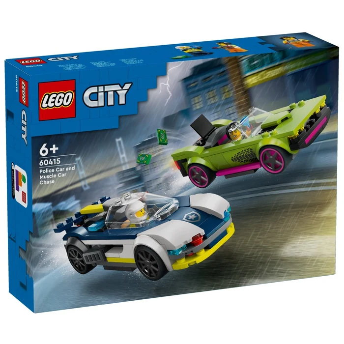 Lego 60415 Police Car And Muscle Car Chase