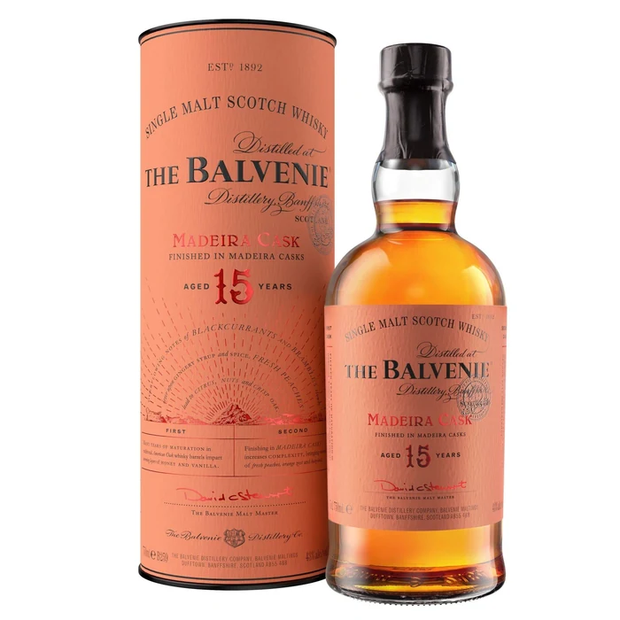 Balvenie Cask Finishes Madeira Cask 15 Years Old Single Malt Scotch Whisky