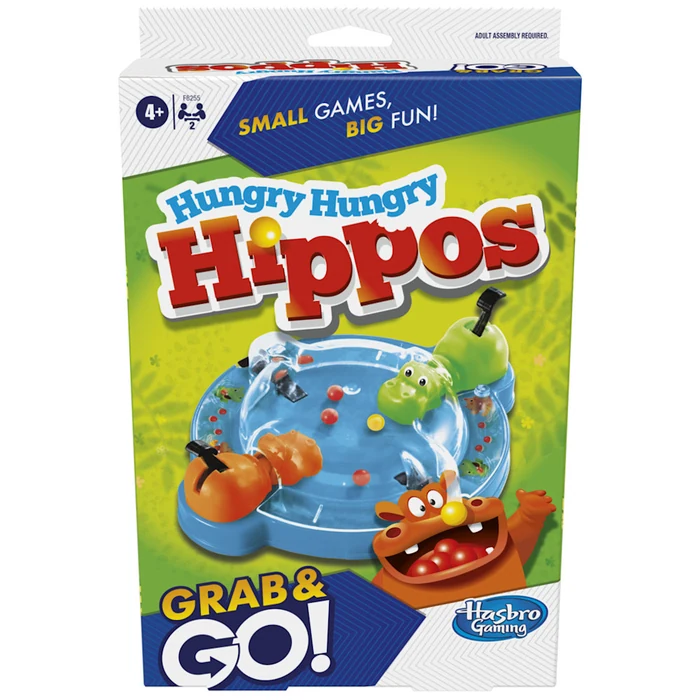 Hasbro Grab And Go Hungry Hungry Hippos