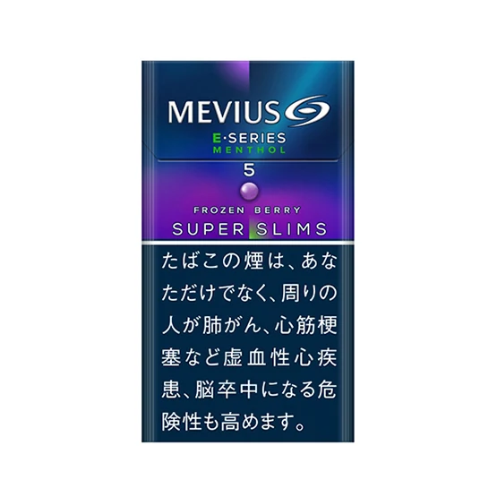 MEVIUS MEVIUS E-SERIES MENTHOL FROZEN BERRY 5 100s SLIM