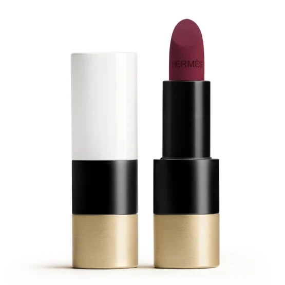 HERMES Rouge Hermès, matte lipstick , 97 Pourpre Figue