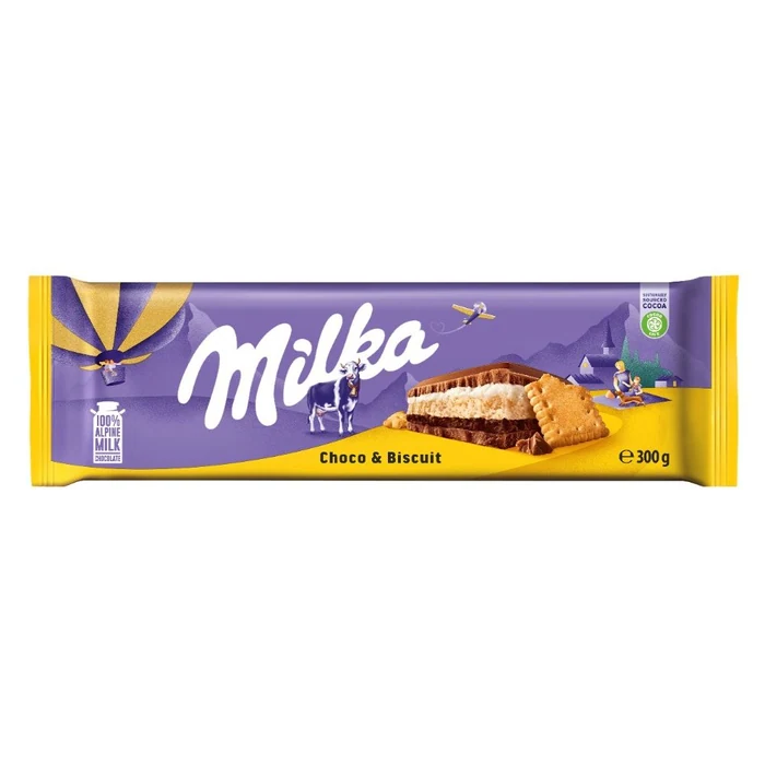 Milka Chocolate Swing Biscuit Tablet 300g