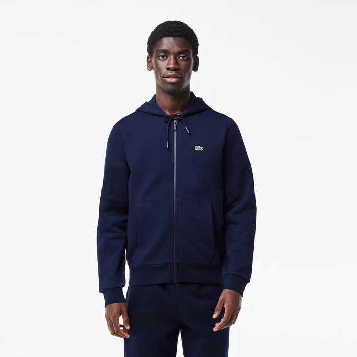 Lacoste Men's Lacoste Kangaroo Pocket Fleece Zipped Hoodie