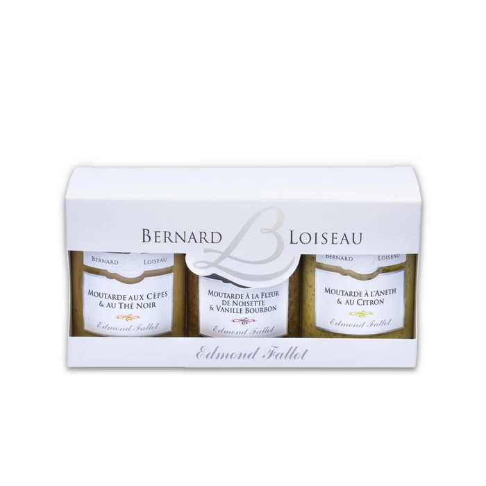 Fallot Box of 3 Mustards