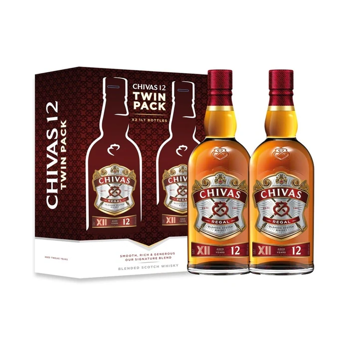 Chivas Twin-Pack - Blended Scotch Whisky - Aged 12 Years